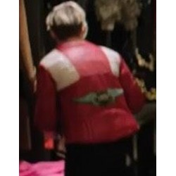 Charlie’s Angels Kristen Stewart Red and White Leather Jacket